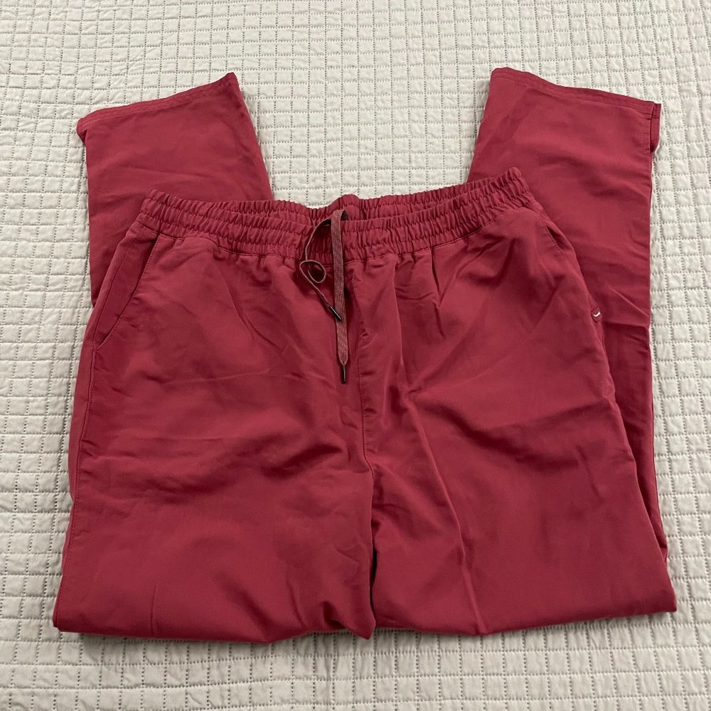 Jaanuu Women's Essential Drawstring Pant XL in Warm Berry